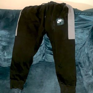 Joggers have a matching hoodie